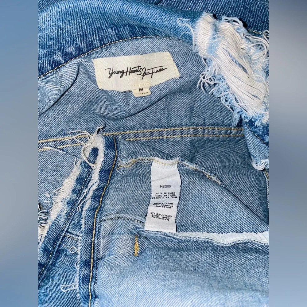Distressed Jean Jacket - Picture 4 of 5